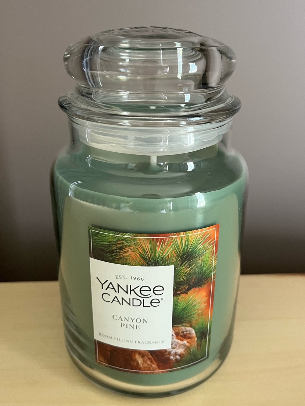 New Yankee Candle Canyon Pine Large 22 Oz Jar Candle